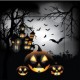 Halloween sticker autocollant interrupteur