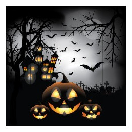 Halloween sticker autocollant interrupteur