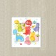 Dinosaures sticker autocollant interrupteur