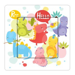 Stickers whale wall sticker sticker switch