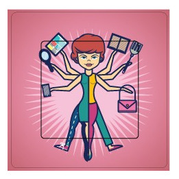Souper les femmes sticker autocollant interrupteur