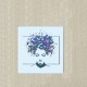 Cheveux en papillons sticker autocollant interrupteur