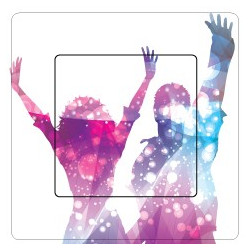 Adesivi balena wall sticker adesivo interruttore