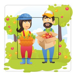 Agriculteur sticker autocollant interrupteur