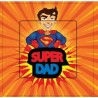 Super papa sticker autocollant interrupteur