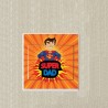 Super papa sticker autocollant interrupteur
