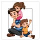 Sticker wal sticker aufkleber schalter