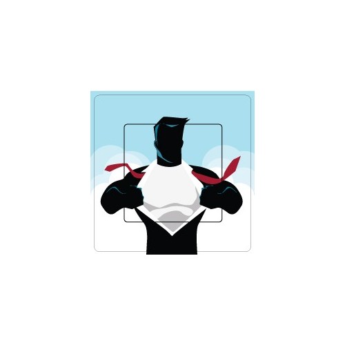 Sticker wal sticker aufkleber schalter