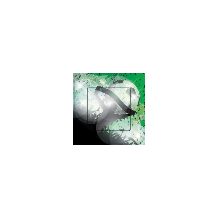 Fan de football sticker autocollant interrupteur