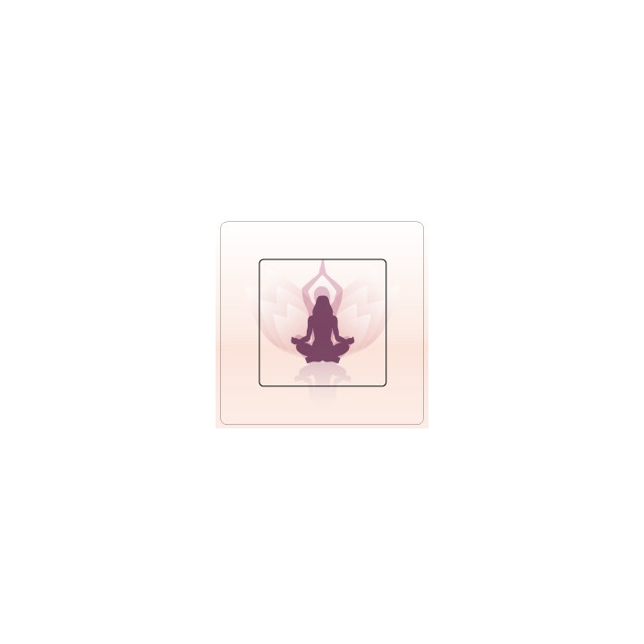 Yoga  sticker autocollant interrupteur