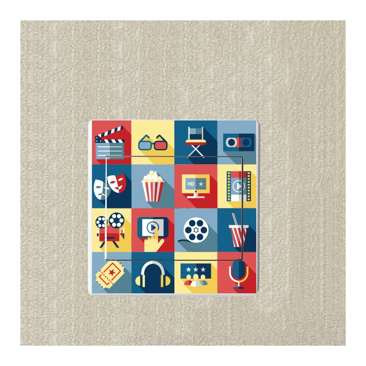 Stickers whale wall sticker sticker switch