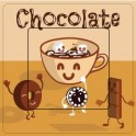 Chocolat sticker autocollant interrupteur