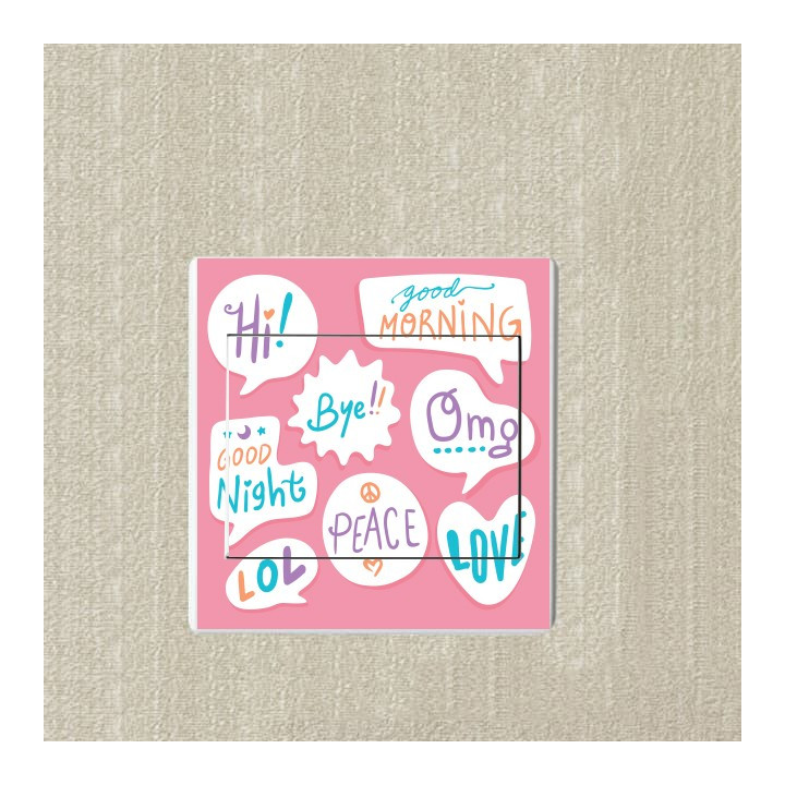 Sticker wal sticker aufkleber schalter