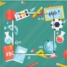 Éléments d'éducation sticker autocollant interrupteur