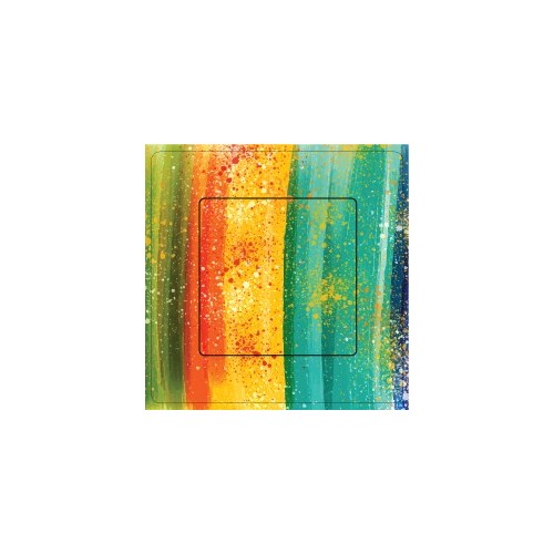 Aquarelle sticker autocollant interrupteur