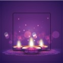 Bougie Diwali sticker autocollant interrupteur