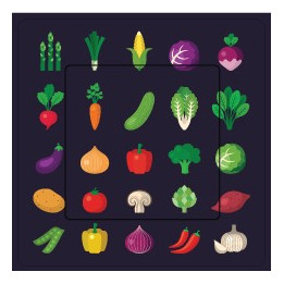Des légumes sticker autocollant interrupteur