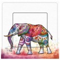 Holi éléphant sticker autocollant interrupteur