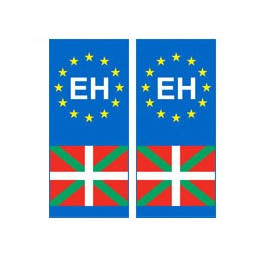 Basque EH europe autocollant plaque