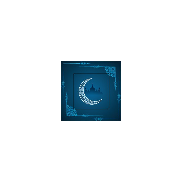 Nuit de lune sticker autocollant interrupteur
