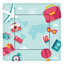 Voyage sticker autocollant interrupteur