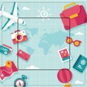 Voyage sticker autocollant interrupteur