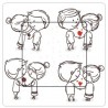 Valentin sticker autocollant interrupteur