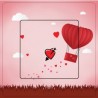 Message d'amour sticker autocollant interrupteur