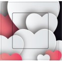 Sticker wal sticker aufkleber schalter