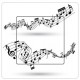Musical 1 sticker autocollant interrupteur