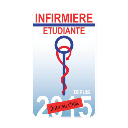 Caducée Etudiante Infirmière  Date