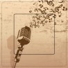 Musical 2 sticker autocollant interrupteur