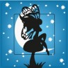 Fée de nuit  sticker autocollant interrupteur