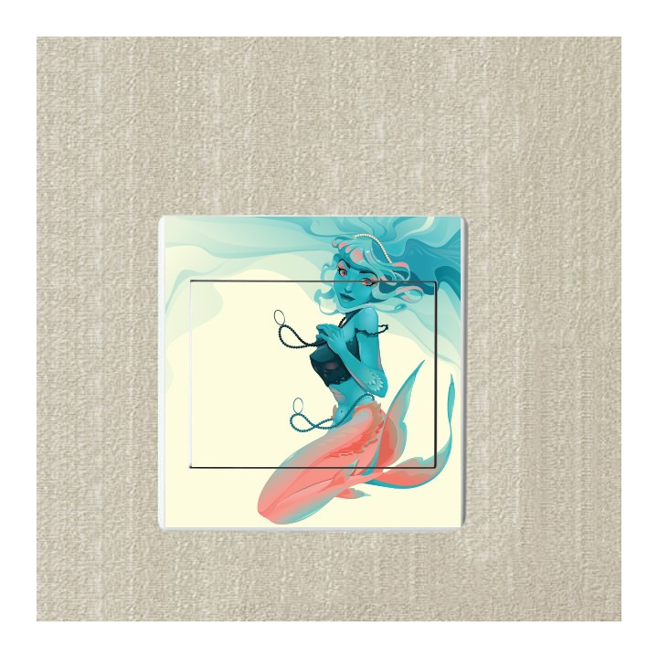 Sirène sticker autocollant interrupteur