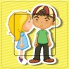 Sticker wal sticker aufkleber schalter