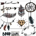 Style bohème sticker autocollant interrupteur