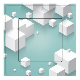 Cubes sticker autocollant interrupteur