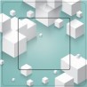 Cubes sticker autocollant interrupteur