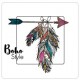 Style bohème 1 sticker autocollant interrupteur