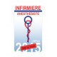Caduceus Krankenschwester Anésthésiste Datum sticker aufkleber