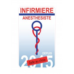 Caducée Infirmière Anésthésiste Date