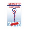 Caducée Infirmière Anésthésiste Date sticker autocollant
