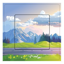 Paysage 5 sticker autocollant interrupteur