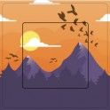 Paysage 6 sticker autocollant interrupteur