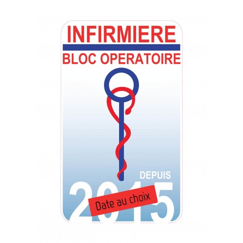 Caducée Infirmière Bloc Opératoire Date