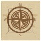 Boussole sticker autocollant interrupteur