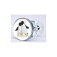 Stickers visage heureux autocollant bonde lavabo évier bouchon