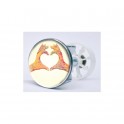Stickers visage heureux autocollant bonde lavabo évier bouchon