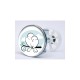 Stickers visage heureux autocollant bonde lavabo évier bouchon