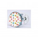 Stickers visage heureux autocollant bonde lavabo évier bouchon